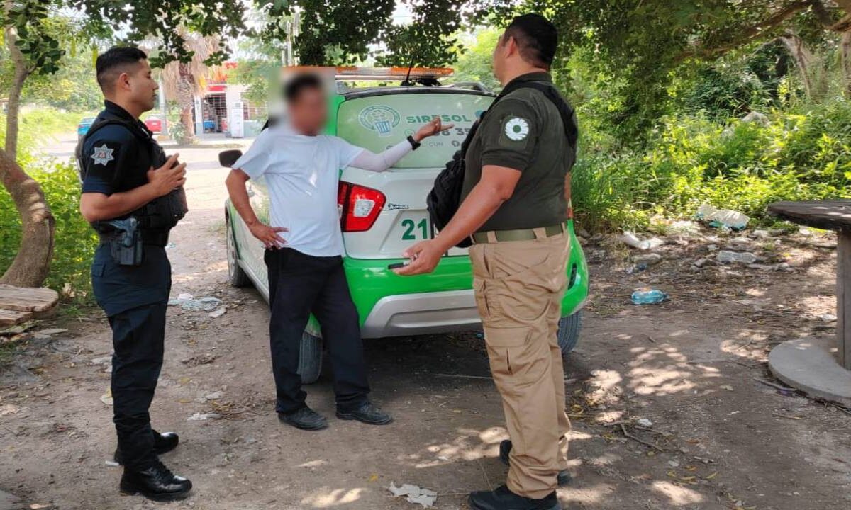 Sorprendido por una Patrulla Verde.