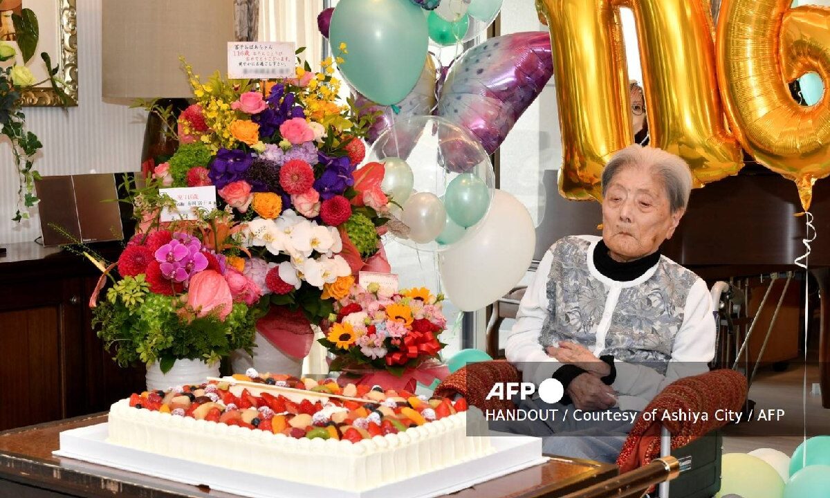 Tomiko Itooka, la persona más anciana del mundo.
