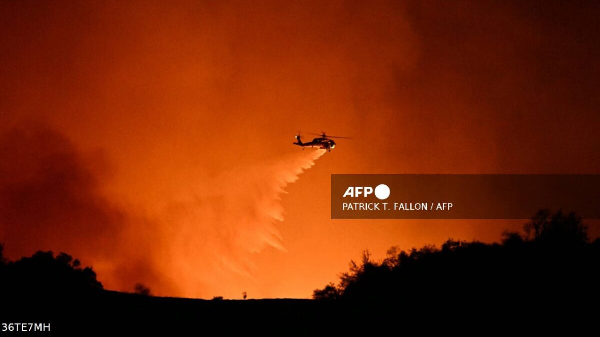 Incendio en Los Ángeles.