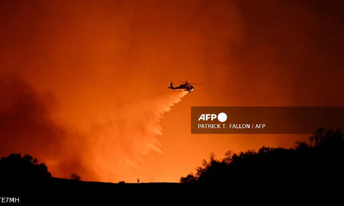 Incendio en Los Ángeles.