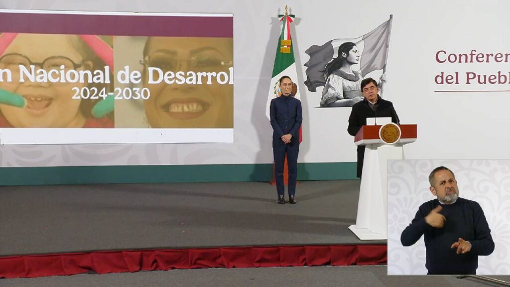 Presentan Plan Nacional de Desarrollo.