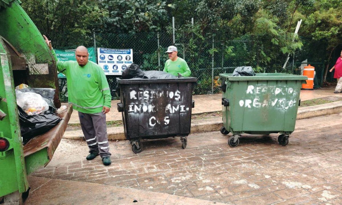 Servicio de recolección de basura.