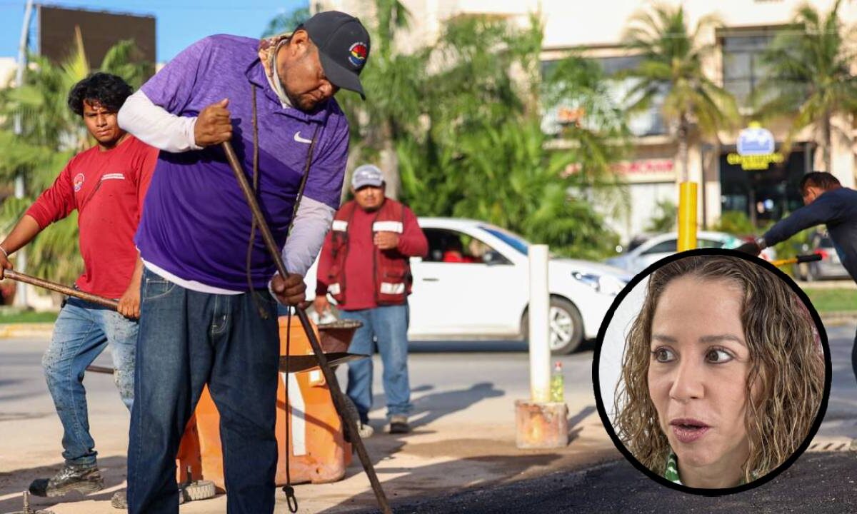 Trabajadores de Cancún.