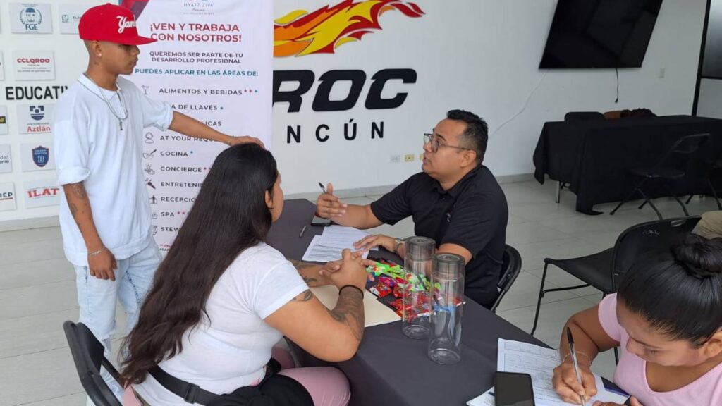 Feria de empleo.