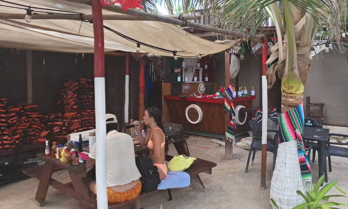 Turismo en Mahahual.