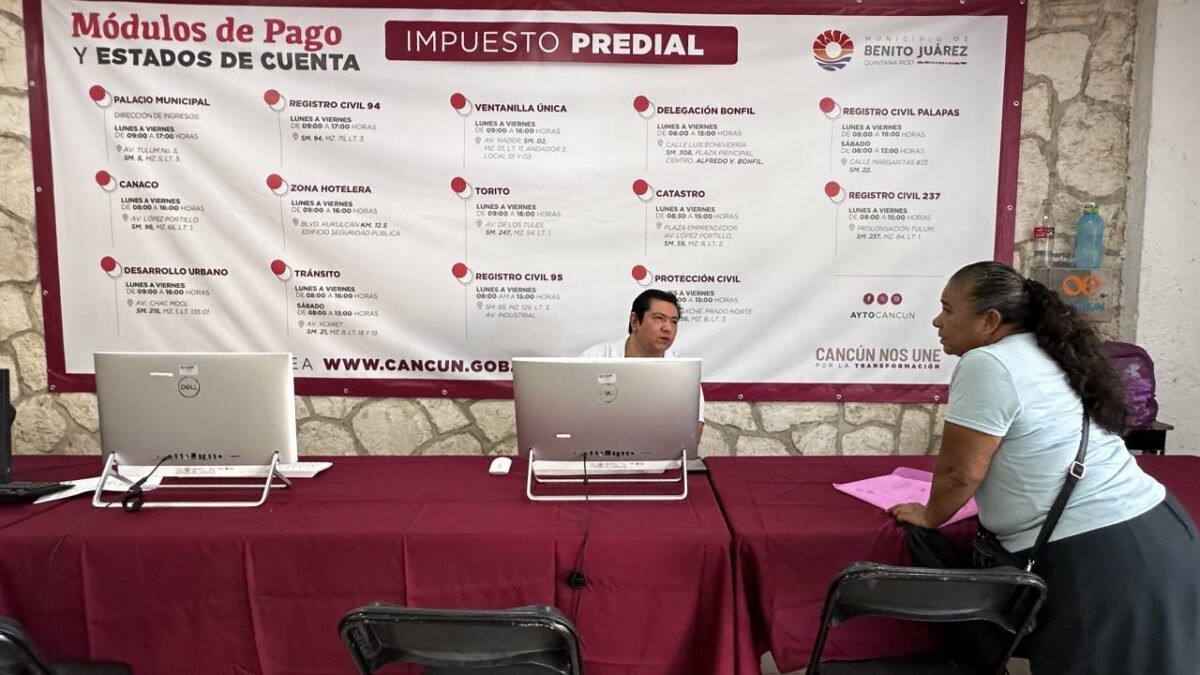 Impuesto predial en Cancún.
