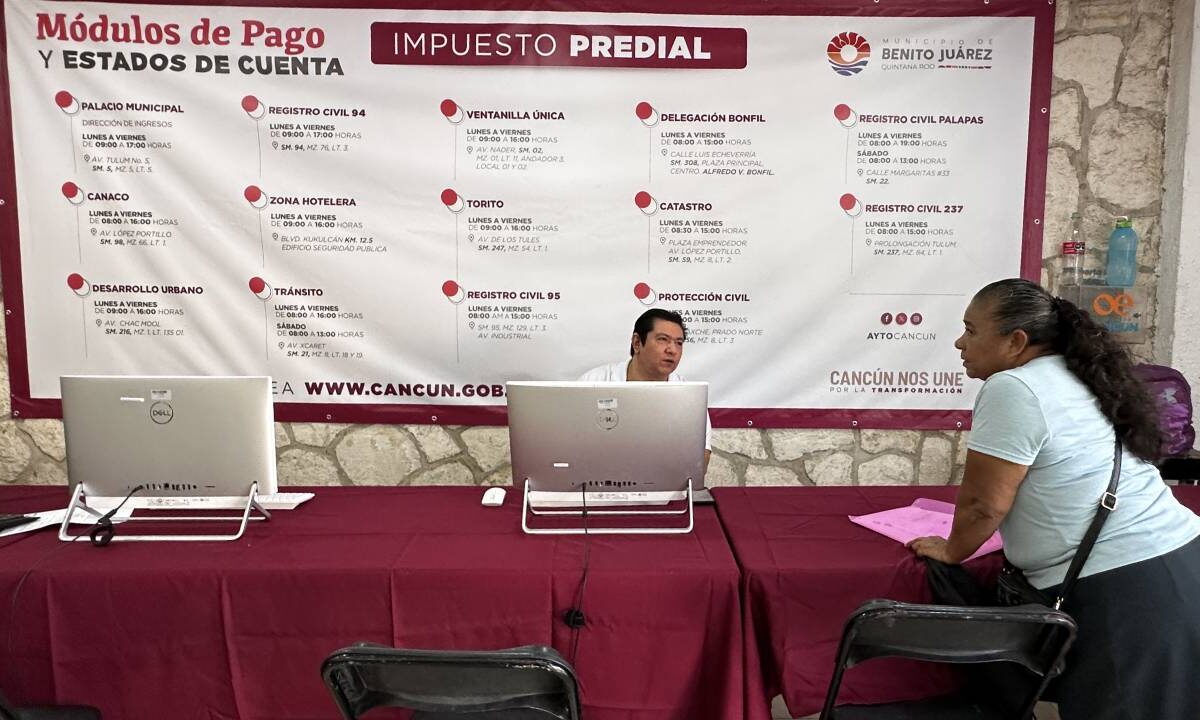 Impuesto predial en Cancún.