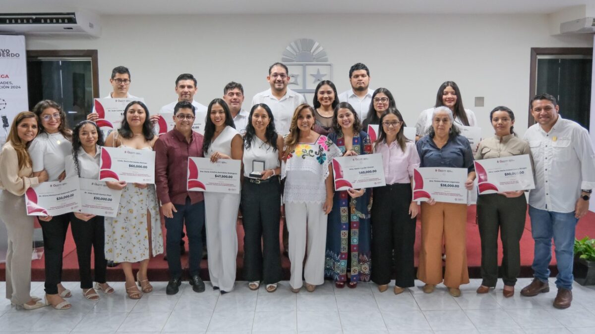 Premiación en Quintana Roo.