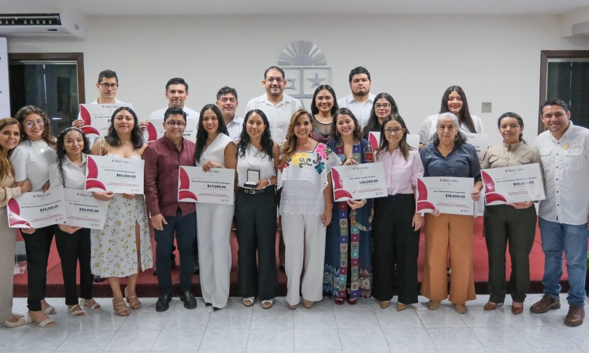 Premiación en Quintana Roo.