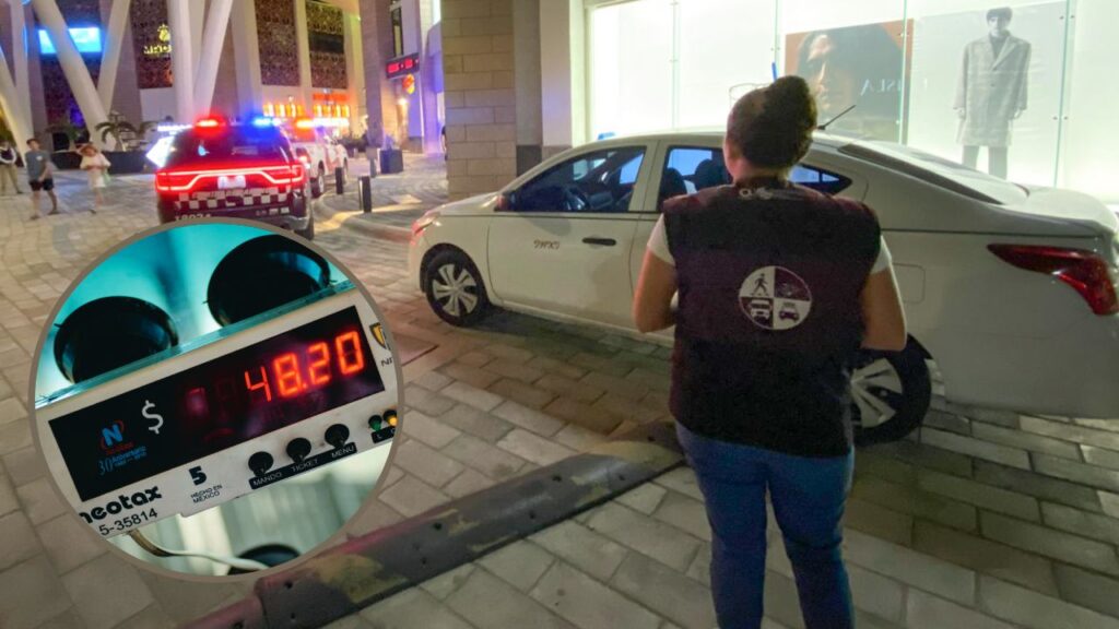 Uso del taxímetro.