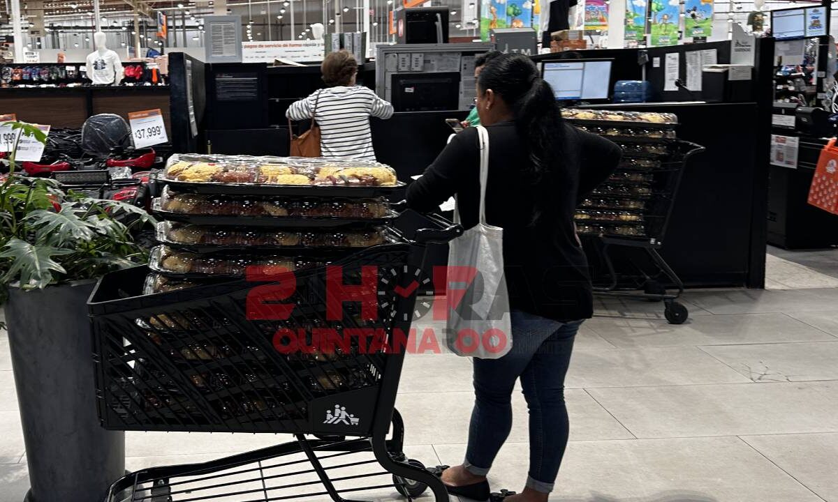 Rosca de Reyes en Cancún.