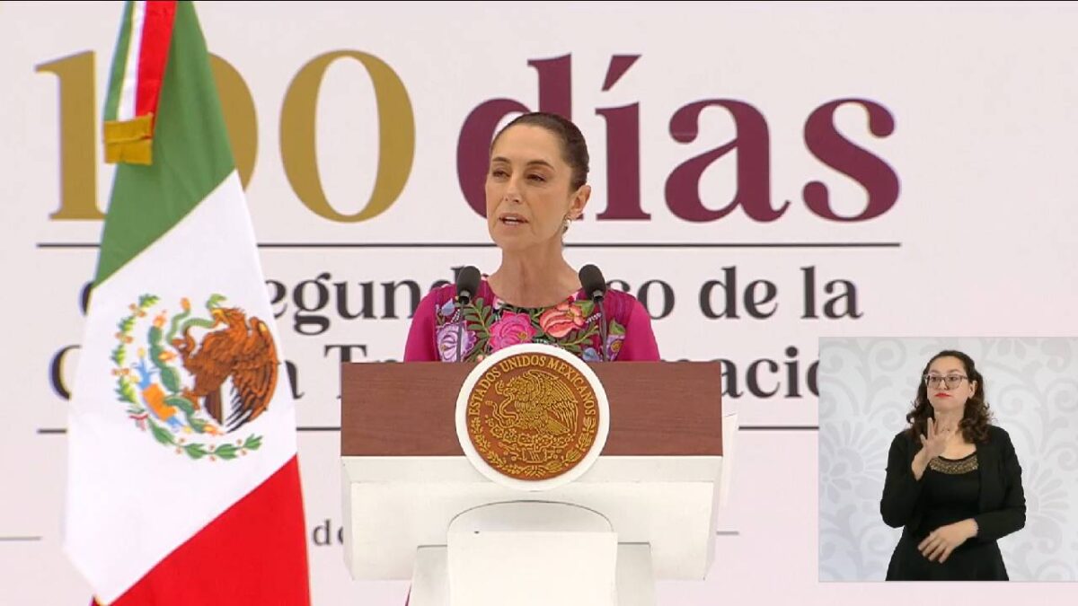 La presidenta, Claudia Sheinbaum, dirigió un mensaje hoy.