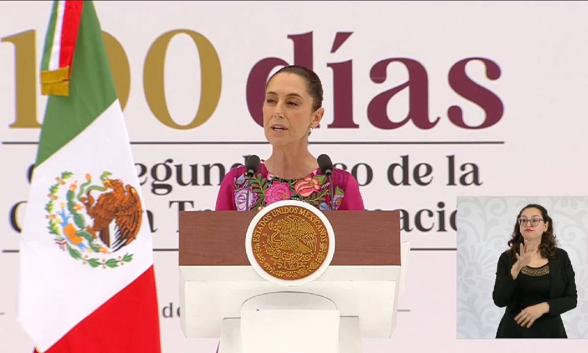 La presidenta, Claudia Sheinbaum, dirigió un mensaje hoy.