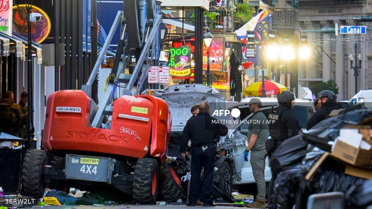 Tragedia en el Barrio Francés de Nueva Orleans.