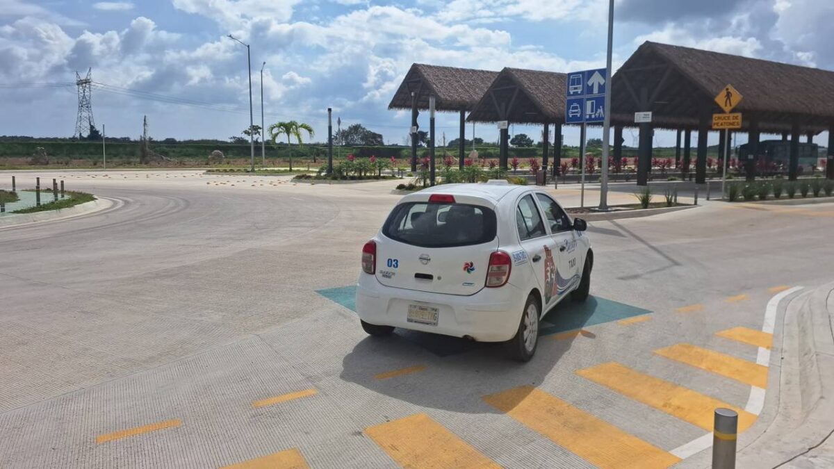 Taxis en Bacalar.
