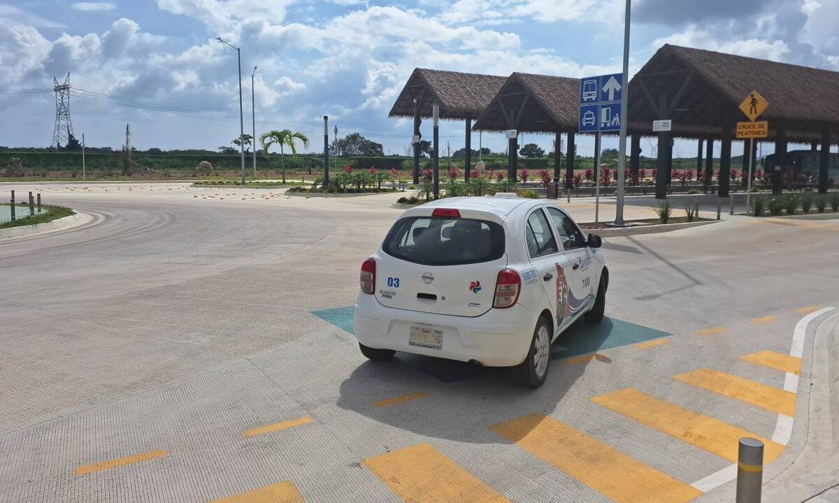 Taxis en Bacalar.