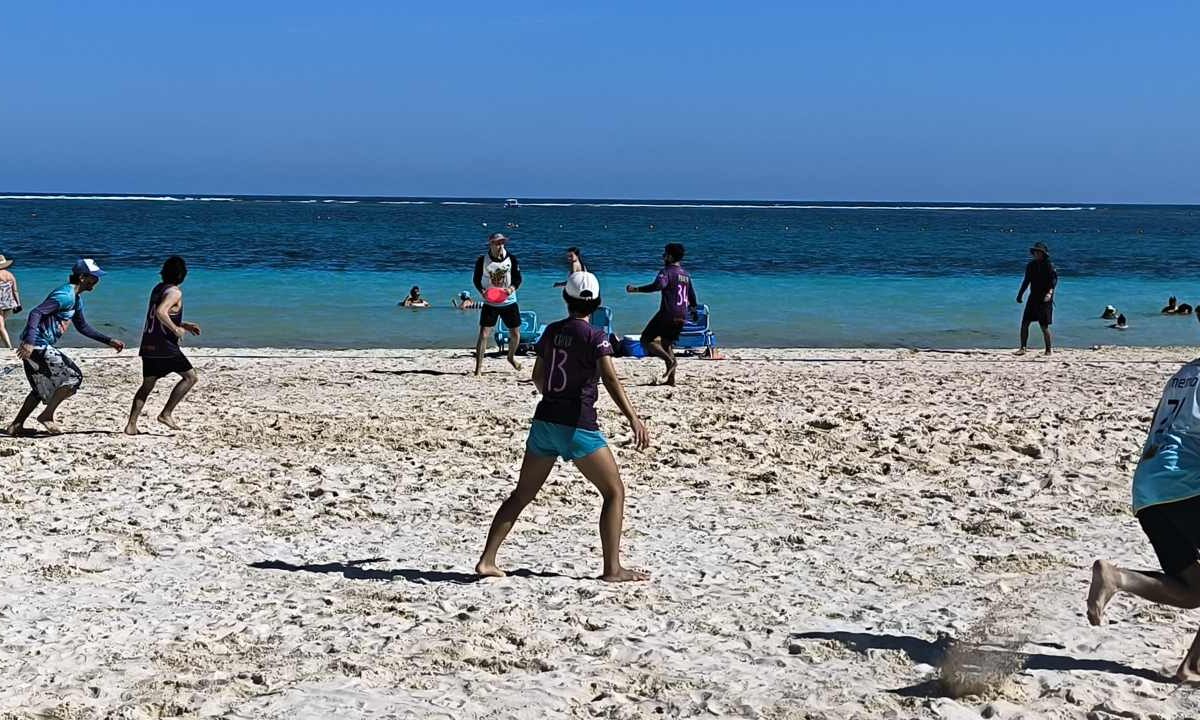torneo de disco volador Abierto MX Ultimate de Playa Caribe,