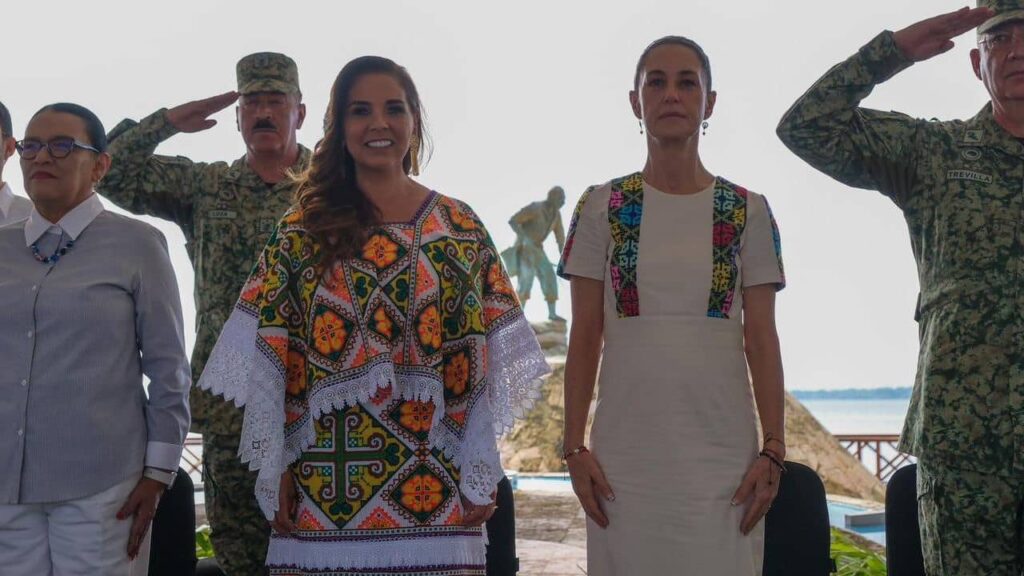 Claudia Sheinbaum, en Quintana Roo.