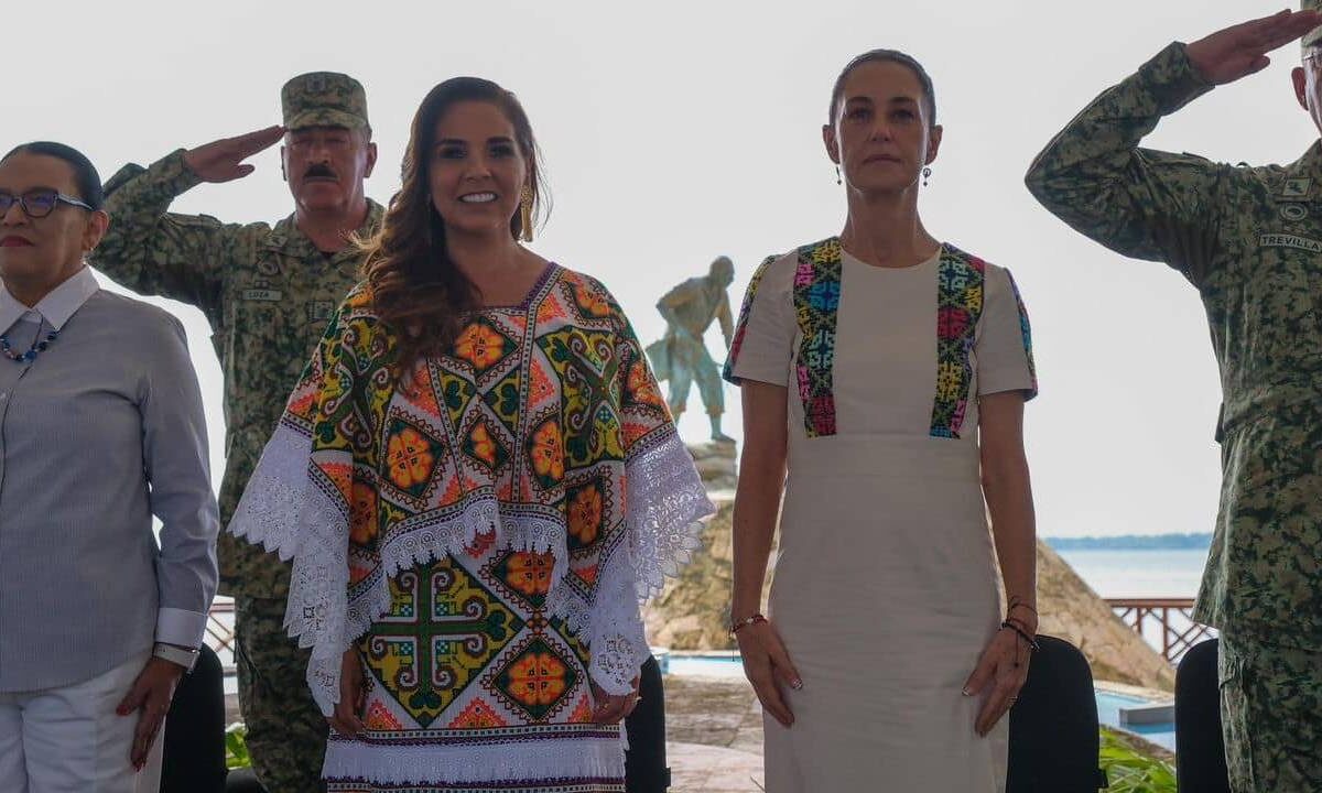 Claudia Sheinbaum, en Quintana Roo.