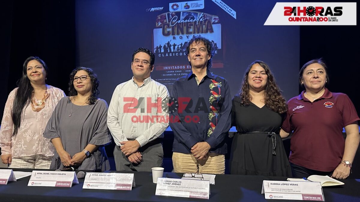 Conferencia de prensa sobre Concierto Cinema Roya.