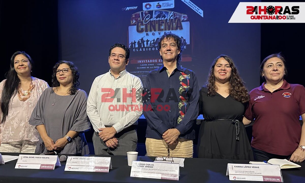 Conferencia de prensa sobre Concierto Cinema Roya.