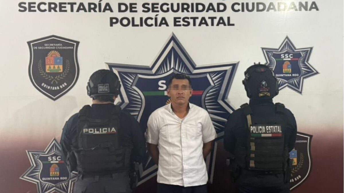 El detenido operaba en la región 251 de Cancún.