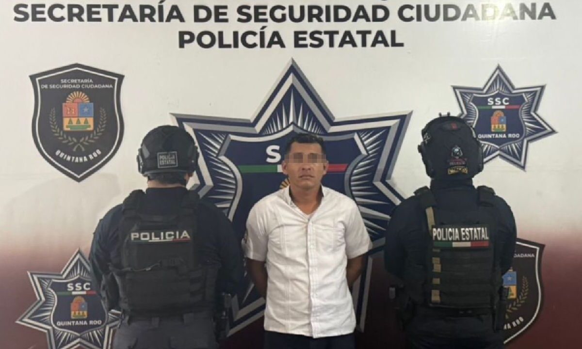 El detenido operaba en la región 251 de Cancún.