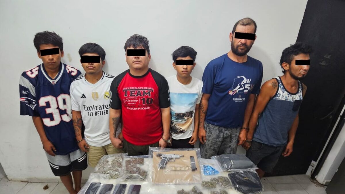 El operativo se realizó en el municipio de Tulum Duro golpe al narco.