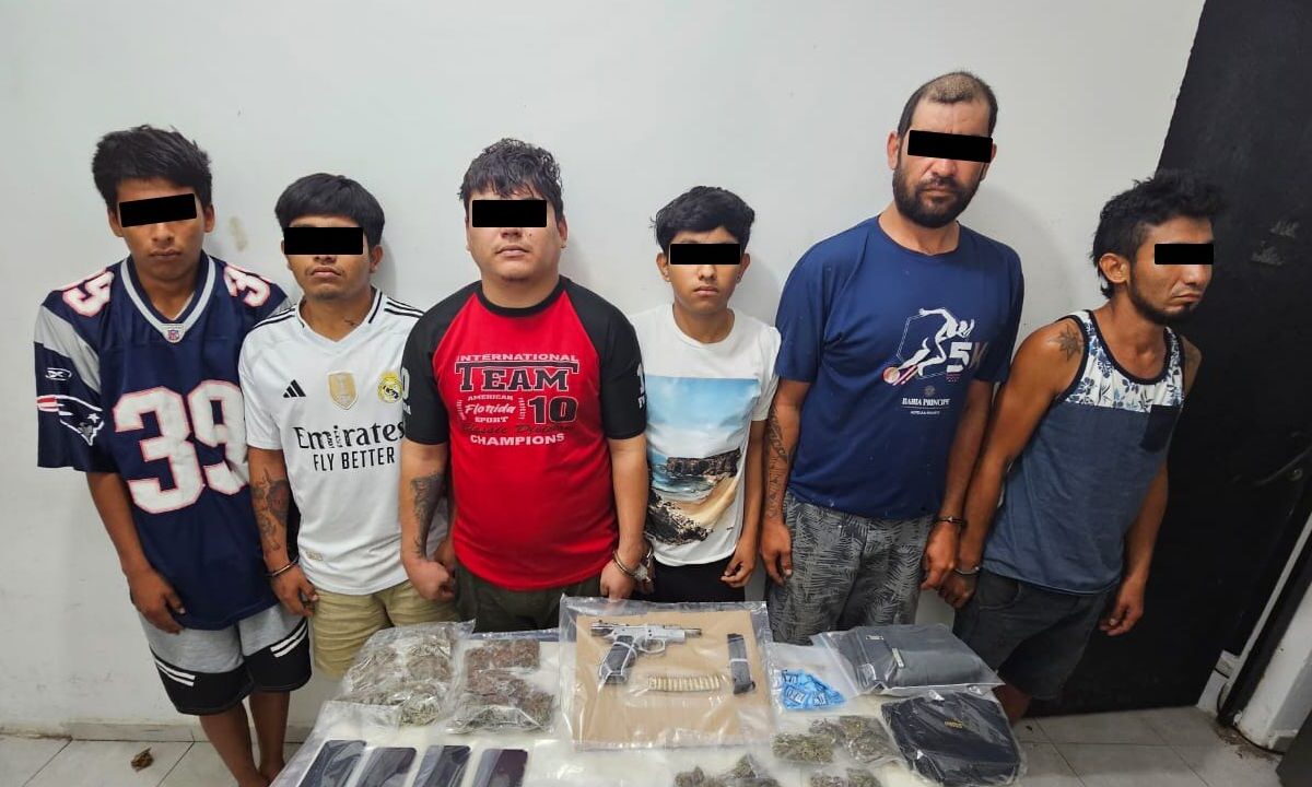 El operativo se realizó en el municipio de Tulum Duro golpe al narco.