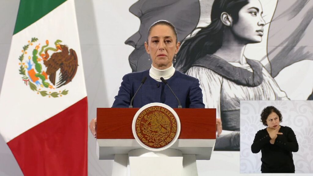 Estados Unidos pausa los aranceles, dijo Claudia Sheinbaum.
