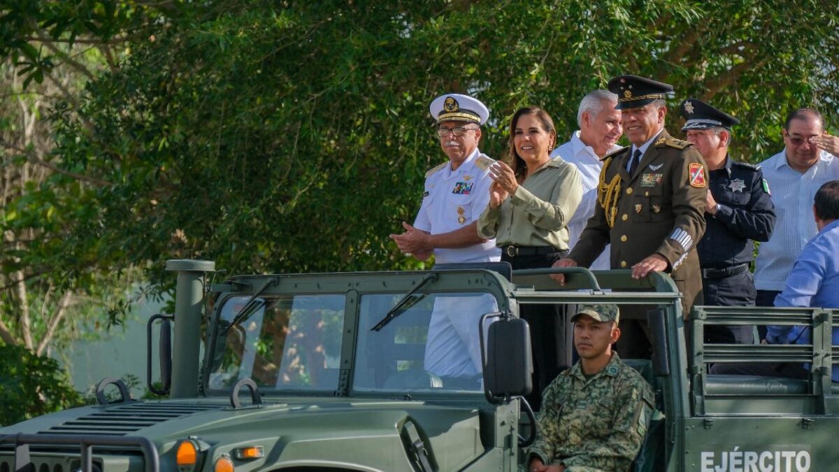 Celebran el Día del Ejército Mexicano.