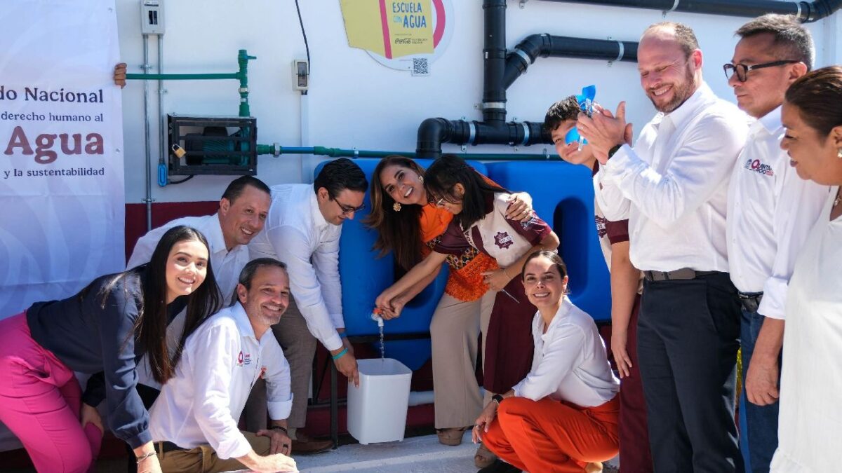 Buscan garantizar el vital líquido con "Escuelas con Agua".