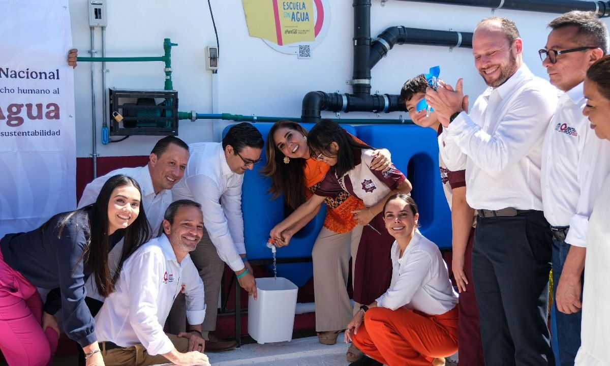 Buscan garantizar el vital líquido con "Escuelas con Agua".