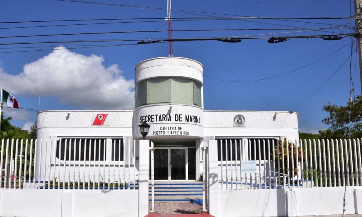 Capitanía de Puerto en Cancún.