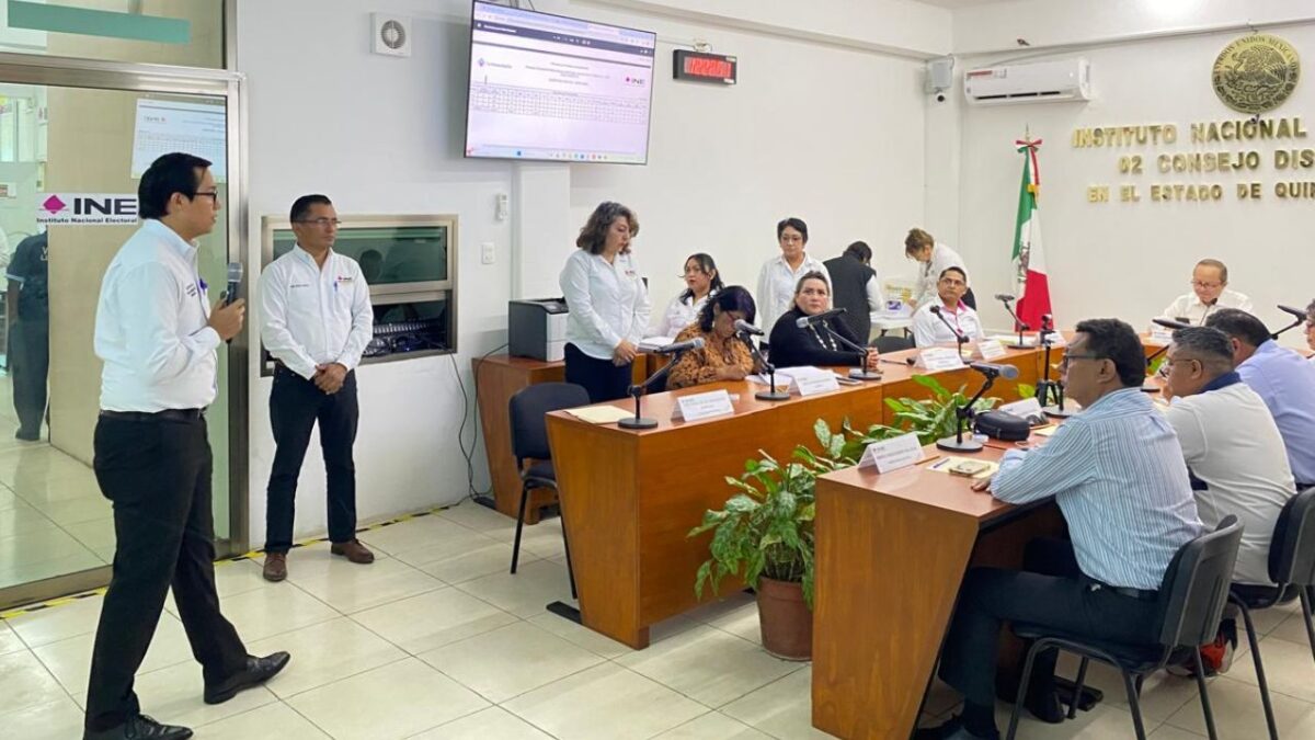 Proceso de insaculación del INE en Quintana Roo.