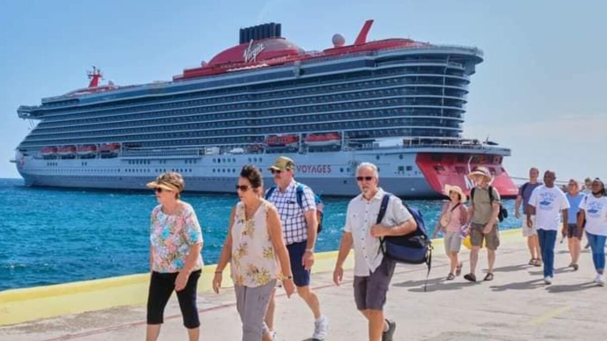Cruceristas en Cozumel.