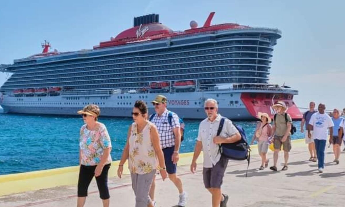 Cruceristas en Cozumel.