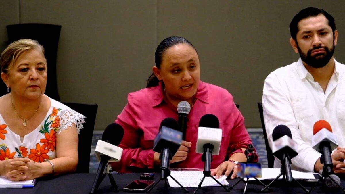 La secretaria de Gobierno de Quintana Roo, Cristina Torres.