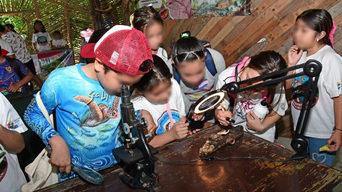 Niños de Cozumel son atendidos para que aprendan más.