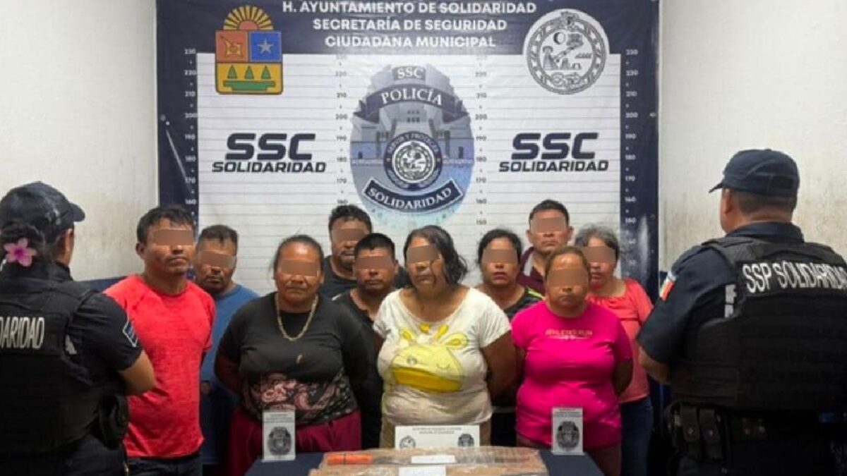 El operativo se realizó en una zona desmontada en Solidaridad.