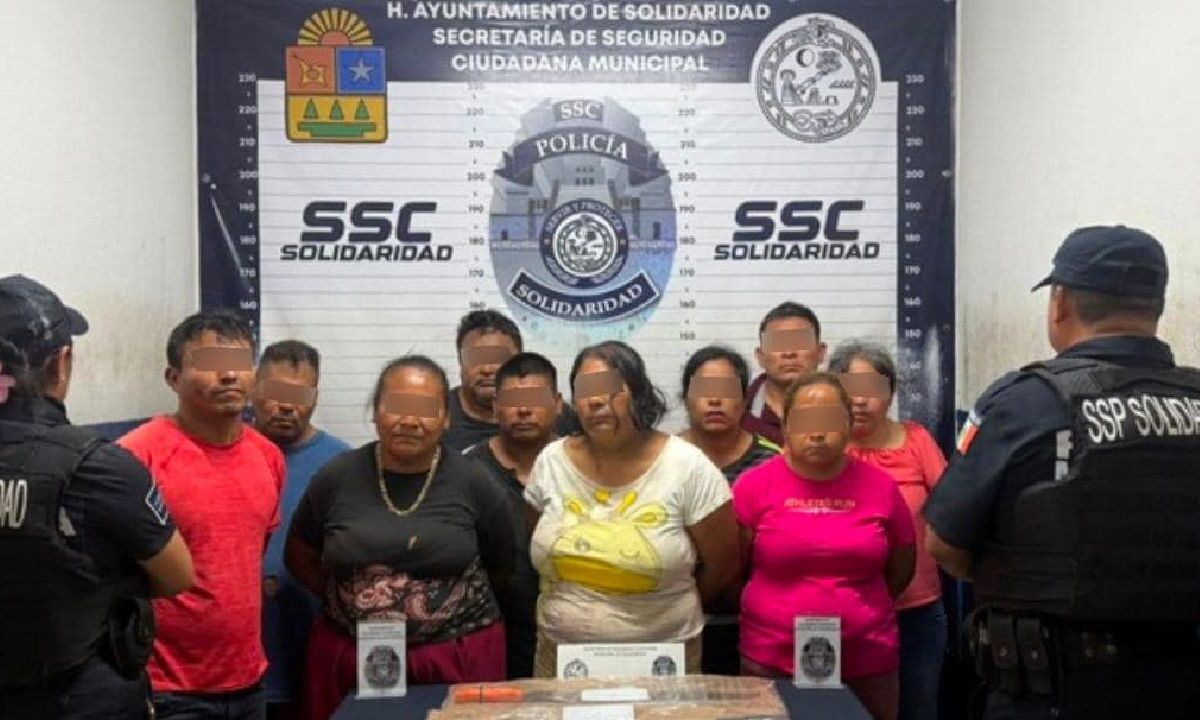 El operativo se realizó en una zona desmontada en Solidaridad.