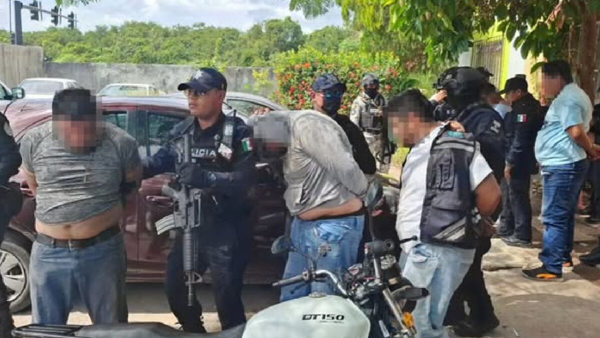 Los detenidos en Playa del Carmen tendían drogas.