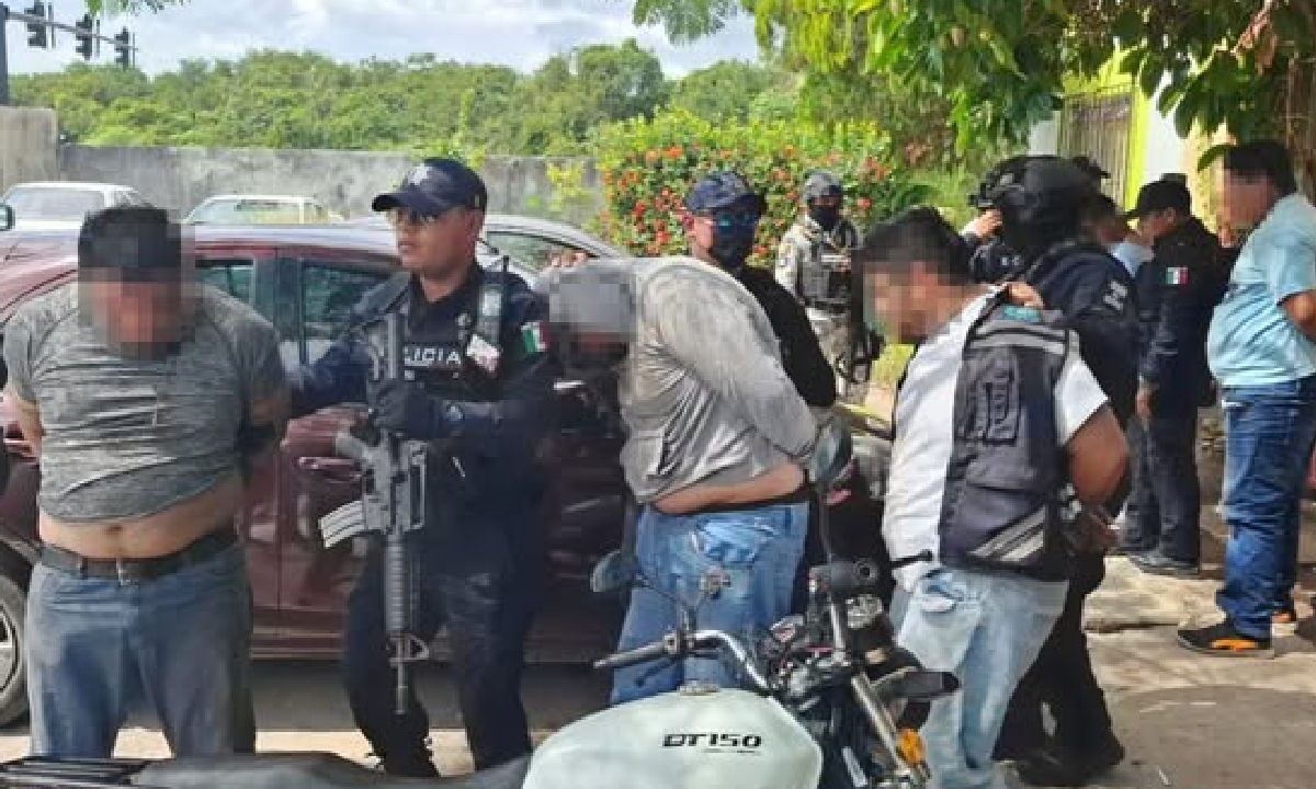 Los detenidos en Playa del Carmen tendían drogas.