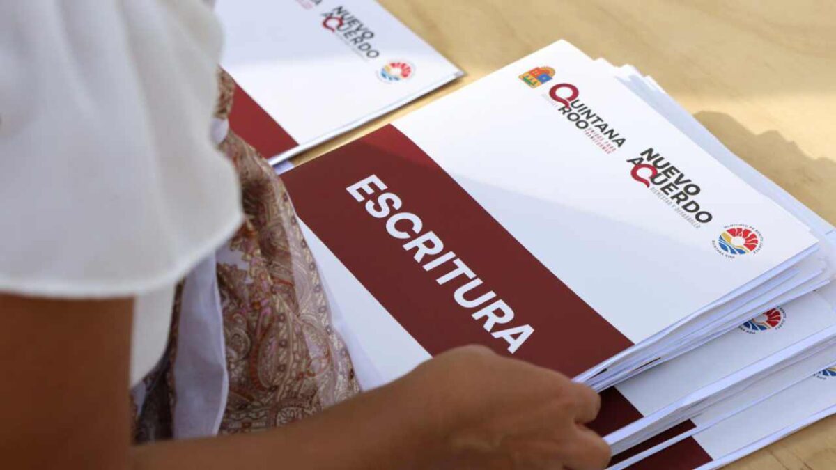 Escrituras para colonias regularizadas