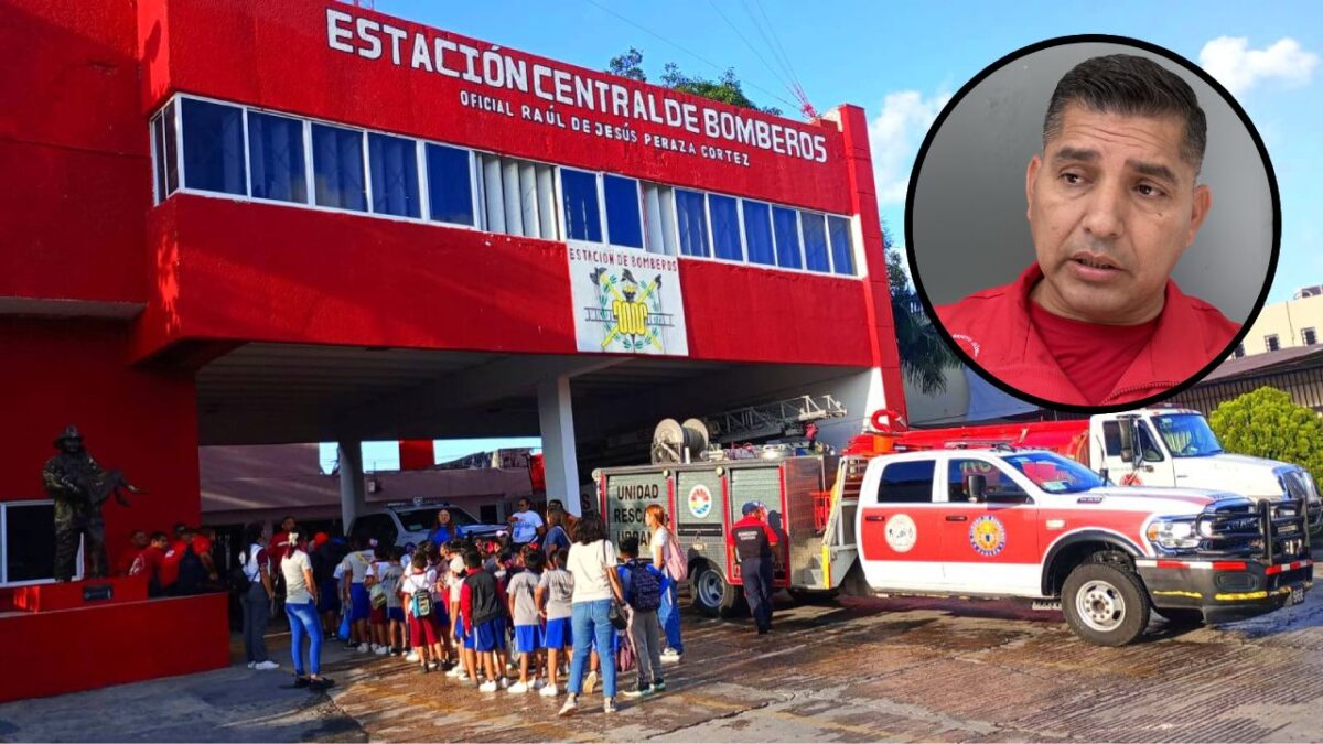 El director de Bomberos, Aquileo Cervantes Álvarez.