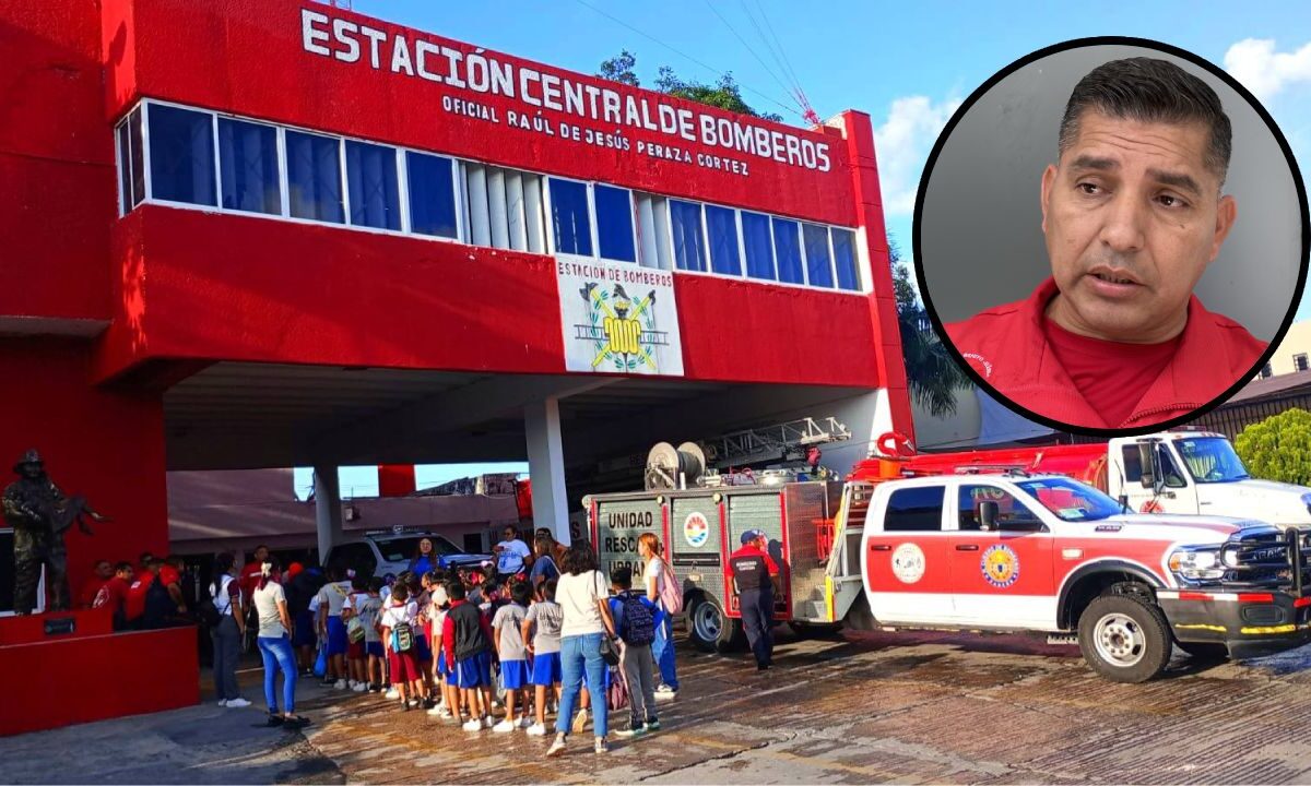El director de Bomberos, Aquileo Cervantes Álvarez.