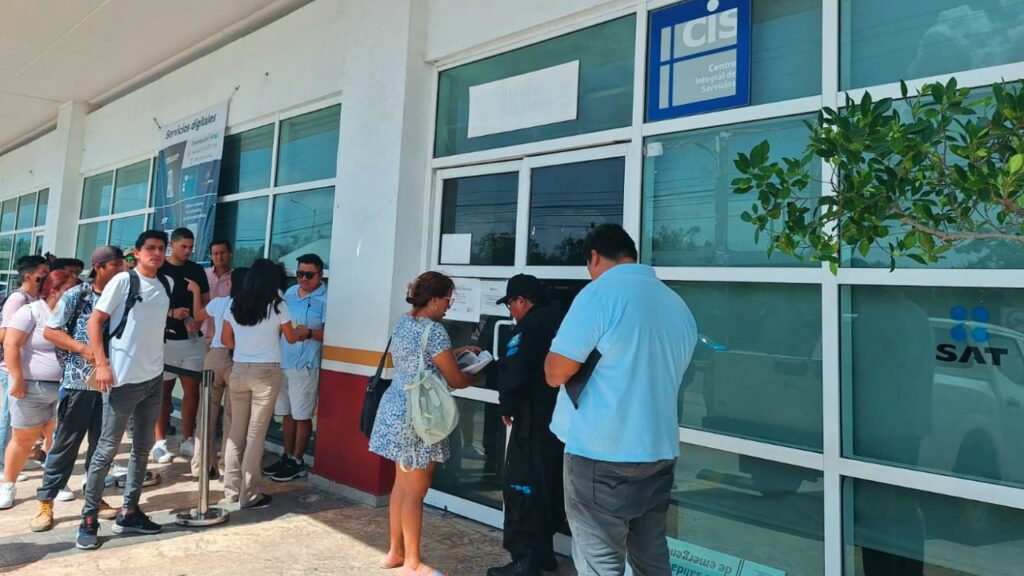 Oficinas del SAT en Cancún.