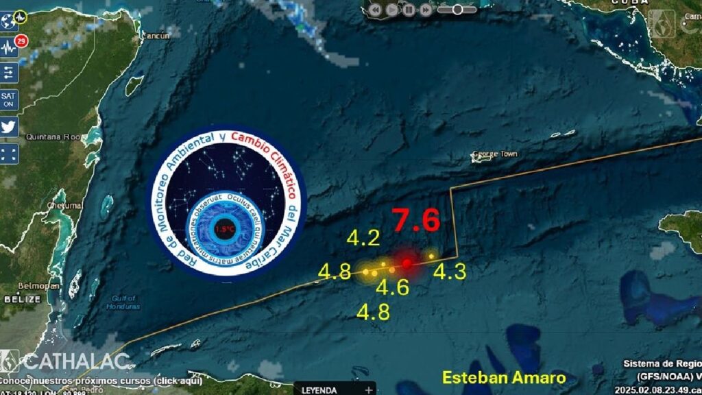 El sismo en el Caribe se sintió en Cancún.