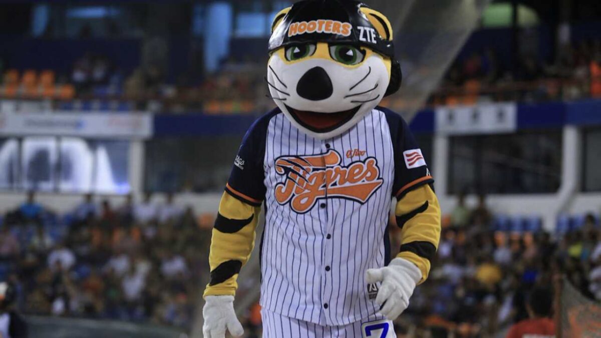 Chacho, insignia de los Tigres de Quintana Roo.