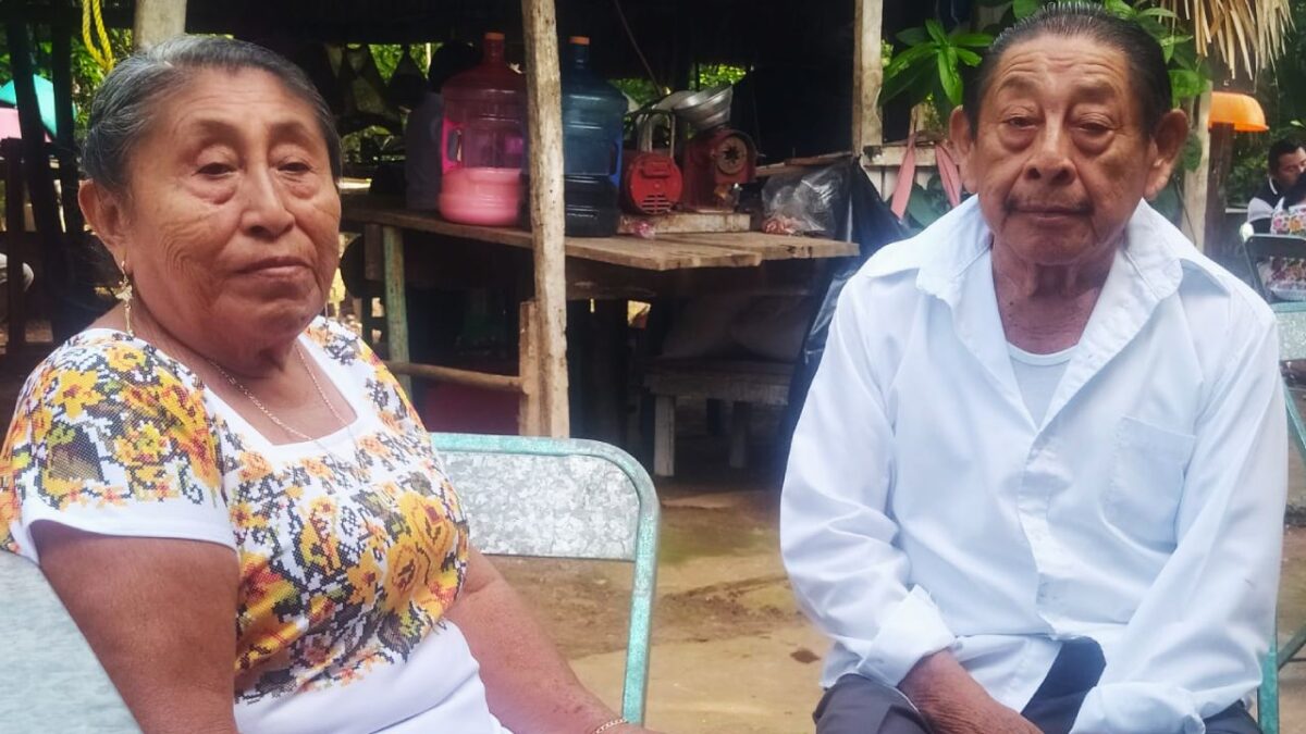 Vicente Canul Balam, de 78 años, y María Teresa Balam Chimal, de 77.